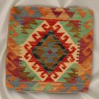 Kézi készítésű párna 45x45 Kilim párnahuzat
