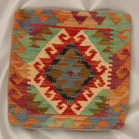 Kézi szövésű díszpárna 45x45 Kilim párnahuzat