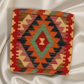 Kézi szövésű díszpárna 45x45 Kilim párnahuzat