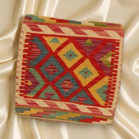 Kézi szövésű díszpárna 45x45 Kilim párnahuzat