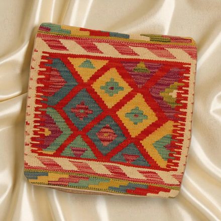 Kézi szövésű díszpárna 45x45 Kilim párnahuzat