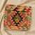 Kézi szövésű Kilim párnahuzat 45x45 afgán díszpárna