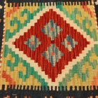 Kézi szövésű Kilim párnahuzat 45x45 afgán díszpárna