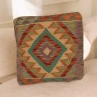 Keleti párna 45x45 kézi készítésű Kilim párnahuzat