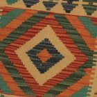 Keleti párna 45x45 kézi készítésű Kilim párnahuzat