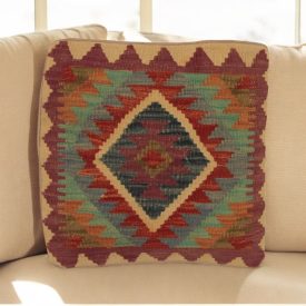 Kézi szövésű díszpárna 45x45 Kilim párnahuzat