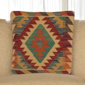 Kézi szövésű díszpárna 45x45 Kilim párnahuzat