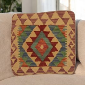 Kézi szövésű díszpárna 45x45 Kilim párnahuzat
