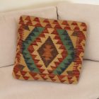 Kézi szövésű Kilim párnahuzat 45x45 afgán díszpárna