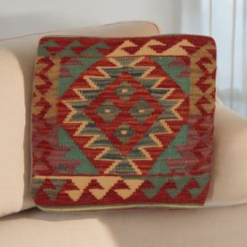 Kézi szövésű párna 45x45 Kilim párnahuzat