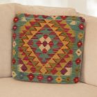 Kilim díszpárna 45x45 kézi szövésű Kelim párnahuzat