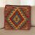 Kilim díszpárna 45x45 kézi szövésű párnahuzat