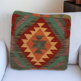 Kilim párna 45x45 kézi szövésű párnahuzat