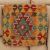 Kilim párnahuzat 45x45 kézi készítésű párna