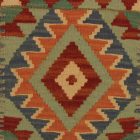 Kézi szövésű Kilim párnahuzat 45x45 afgán díszpárna