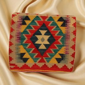 Kézi szövésű párna 45x45 Kilim párnahuzat
