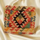 Kézi készítésű párna 45x45 Kilim párnahuzat