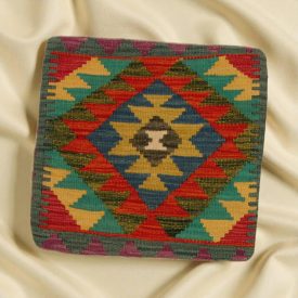 Kézi szövésű párnahuzat 45x45 Kilim díszpárna