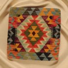 Kézi szövésű párnahuzat 45x45 Kilim díszpárna