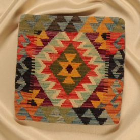 Kézi szövésű párnahuzat 45x45 Kilim díszpárna