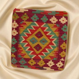 Kézi szövésű párnahuzat 45x45 Kilim díszpárna