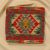 Kilim párna 45x45 kézi készítésű Kilim párnahuzat