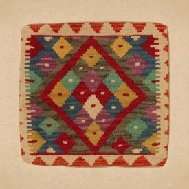 Kilim díszpárna 45x45 kézi szövésű Kelim párnahuzat
