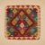 Kilim díszpárna 45x45 kézi szövésű Kelim párnahuzat