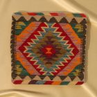 Kilim díszpárna 45x45 kézi szövésű párnahuzat