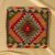 Kilim díszpárna 45x45 kézi szövésű párnahuzat