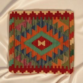 Kilim díszpárna 45x45 kézi szövésű párnahuzat