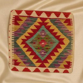 Kilim díszpárna 45x45 kézi szövésű párnahuzat