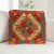 Afgán Kilim párnahuzat 40x40 kézi szövésű párna