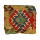 Afgán Kilim párnahuzat 40x40 kézi készítésű párna