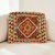Afgán Kilim párnahuzat 40x45 kézi készítésű párna