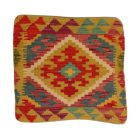 Afgán Kilim párnahuzat 40x40 kézi készítésű párna