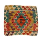 Afgán Kilim párnahuzat 40x40 kézi készítésű párna