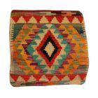 Afgán Kilim párnahuzat 40x40 kézi készítésű párna