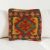 Afgán Kilim párnahuzat 40x40 kézi készítésű párna