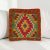 Afgán Kilim párnahuzat 40x40 kézi készítésű párna