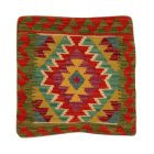 Afgán Kilim párnahuzat 40x40 kézi készítésű párna