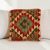 Afgán Kilim párnahuzat 40x40 kézi készítésű párna