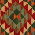 Afgán Kilim párnahuzat 40x40 kézi készítésű párna