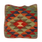 Afgán Kilim párnahuzat 40x40 kézi készítésű párna