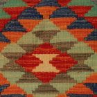 Afgán Kilim párnahuzat 40x40 kézi készítésű párna