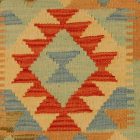Afgán Kilim párnahuzat 40x40 kézi szövésű párna