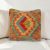 Keleti párna 40x40 kézi készítésű Kilim párnahuzat