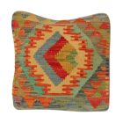 Keleti párna 40x40 kézi készítésű Kilim párnahuzat