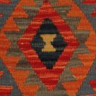 Keleti párna 40x40 kézi készítésű Kilim párnahuzat
