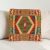 Keleti párna 40x40 kézi készítésű Kilim párnahuzat